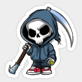 Def The Grim Reaper Sticker